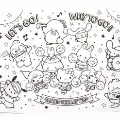 Sanrio Original Characters Hello Kitty & Friends Coloring Pages Roll 8 Sanrio Original Characters Hello Kitty & Friends Coloring Pages Roll