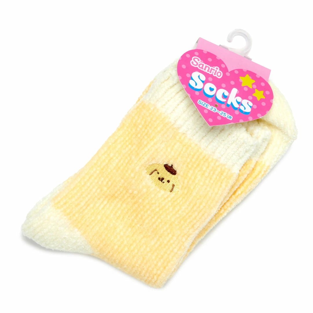 Japan Original Characters Pompompurin Embroidered Chenille Ankle Socks 5 Japan Original Characters Pompompurin Embroidered Chenille Ankle Socks