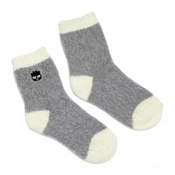 Japan Original Badtz-maru Embroidered Chenille Ankle Socks Bags+