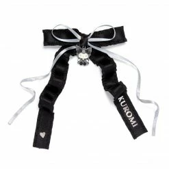 Japan Original Bags+ Kuromi Ribbon Hair Clip (Midnight MeloKuro)