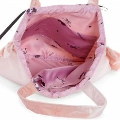 Japan Original Bags+ My Melody Velvet Tote Bag (Midnight MeloKuro)