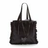 Japan Original Kuromi Velvet Tote Bag (Midnight MeloKuro)