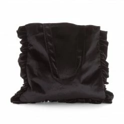 Japan Original Kuromi Velvet Tote Bag (Midnight MeloKuro)