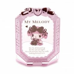 Japan Original My Melody Folding Compact Mirror (Midnight MeloKuro) 10 Japan Original My Melody Folding Compact Mirror (Midnight MeloKuro)