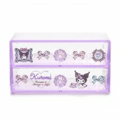 Japan Original Home Kuromi 2-Drawer Desk Organizer
