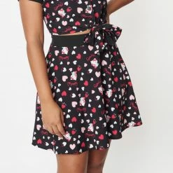 Hello Kitty X Unique Vintage Flare Skirt Characters