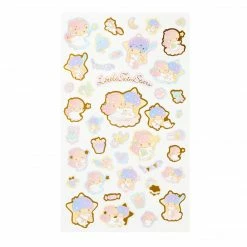 Sanrio Original LittleTwinStars Gold Accent Sticker Sheet