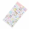 Sanrio Original Sanrio Characters Gold Accent Sticker Sheet New