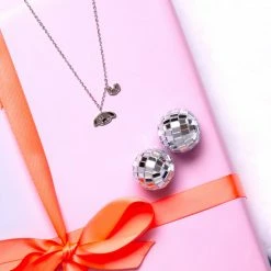 Global License Characters My Melody Silver Embossed Charm Necklace