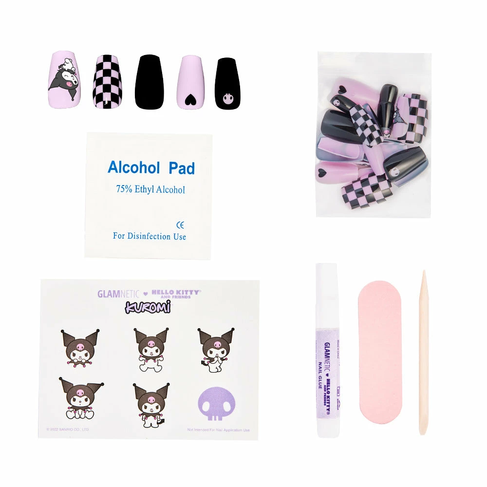 Kuromi X Glamnetic Press-on Nail Kit 5 Kuromi X Glamnetic Press-on Nail Kit