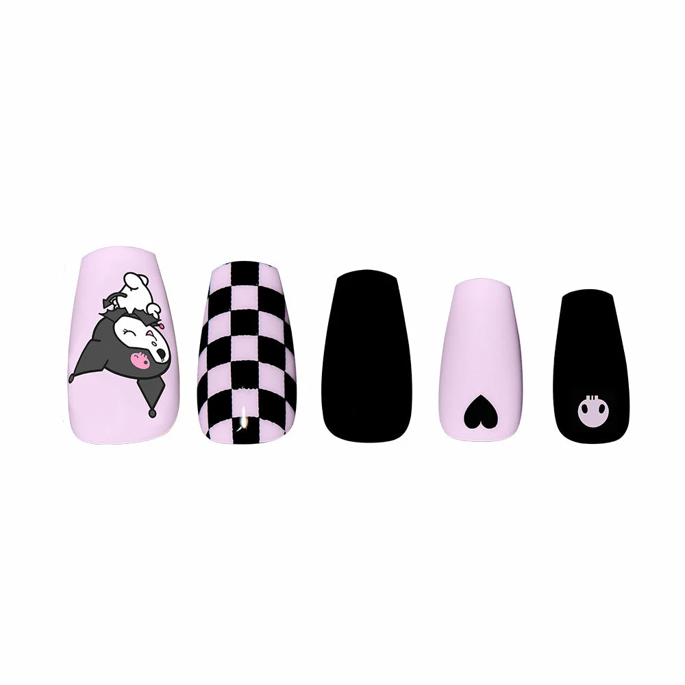 Kuromi X Glamnetic Press-on Nail Kit 4 Kuromi X Glamnetic Press-on Nail Kit
