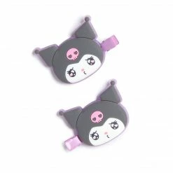 Japan Original Kuromi Hair Clips (Emo Kyun Series)