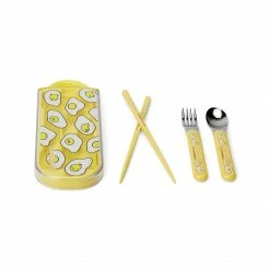 CLEVER IDIOTS Gudetama Sunny Side Up Utensil Set