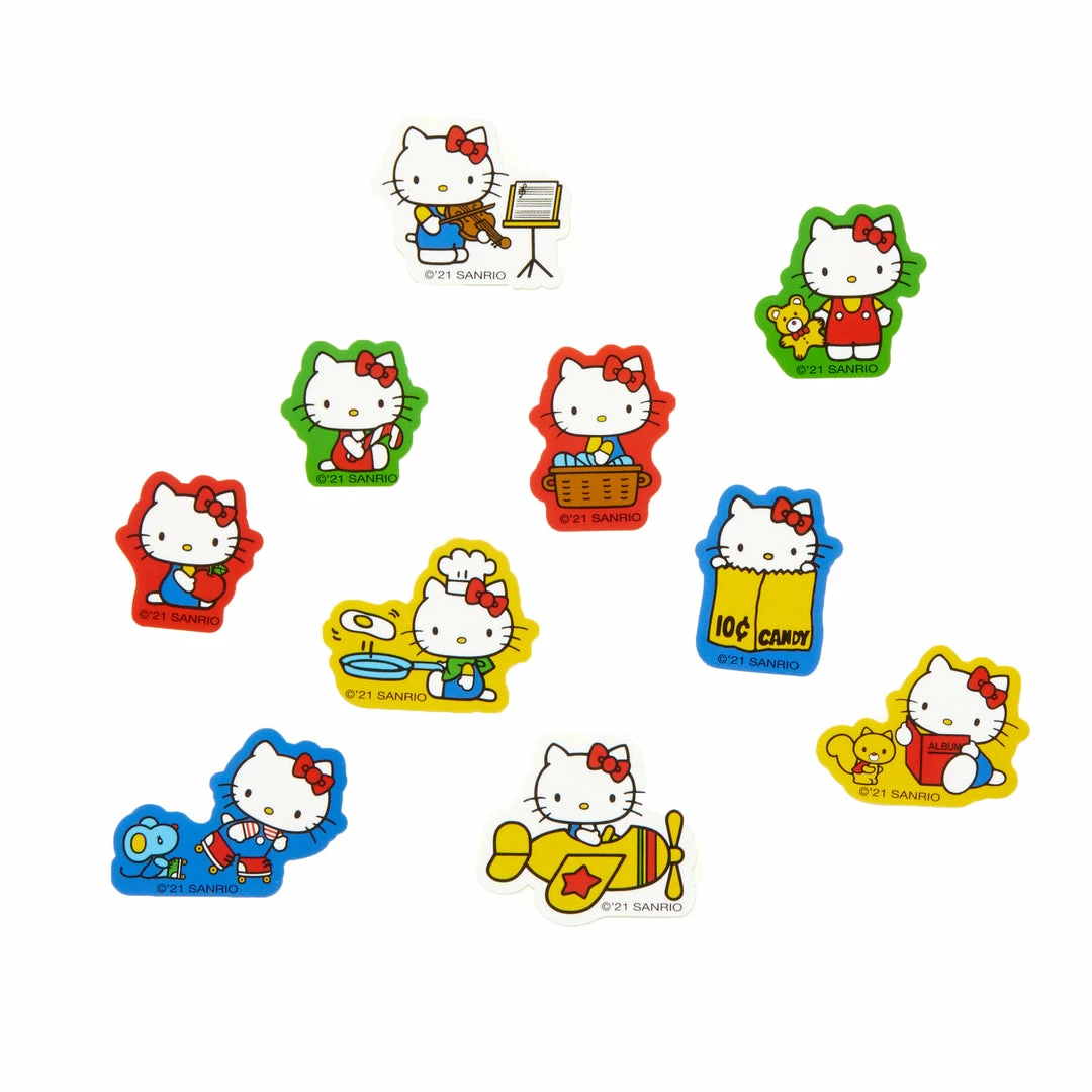 HUNET USA Hello Kitty Mini Sticker Pack Characters 4 HUNET USA Hello Kitty Mini Sticker Pack Characters