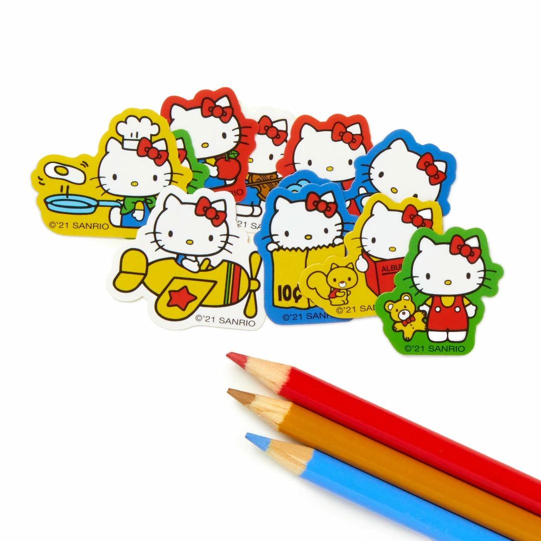 HUNET USA Hello Kitty Mini Sticker Pack Characters 5 HUNET USA Hello Kitty Mini Sticker Pack Characters