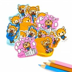 HUNET USA Aggretsuko Mini Sticker Pack Characters