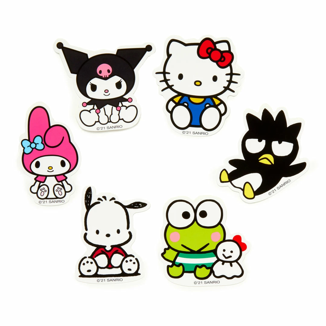 HUNET USA Characters Hello Kitty & Friends Big Sticker Pack 4 HUNET USA Characters Hello Kitty & Friends Big Sticker Pack