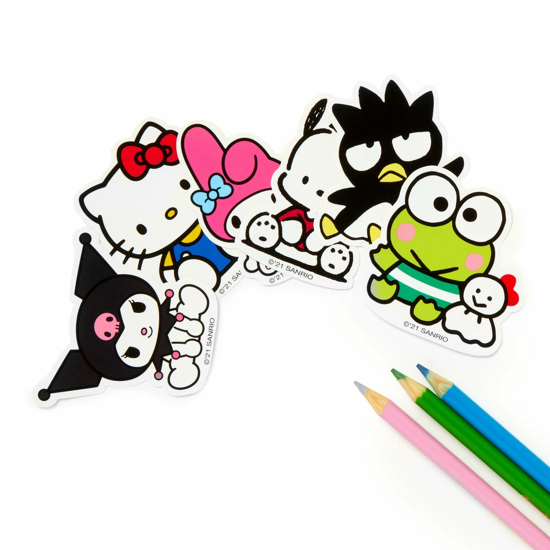 HUNET USA Characters Hello Kitty & Friends Big Sticker Pack 5 HUNET USA Characters Hello Kitty & Friends Big Sticker Pack