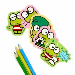 HUNET USA Keroppi Sayings Big Sticker Pack