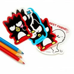 HUNET USA Characters Badtz-maru Sayings Big Sticker Pack
