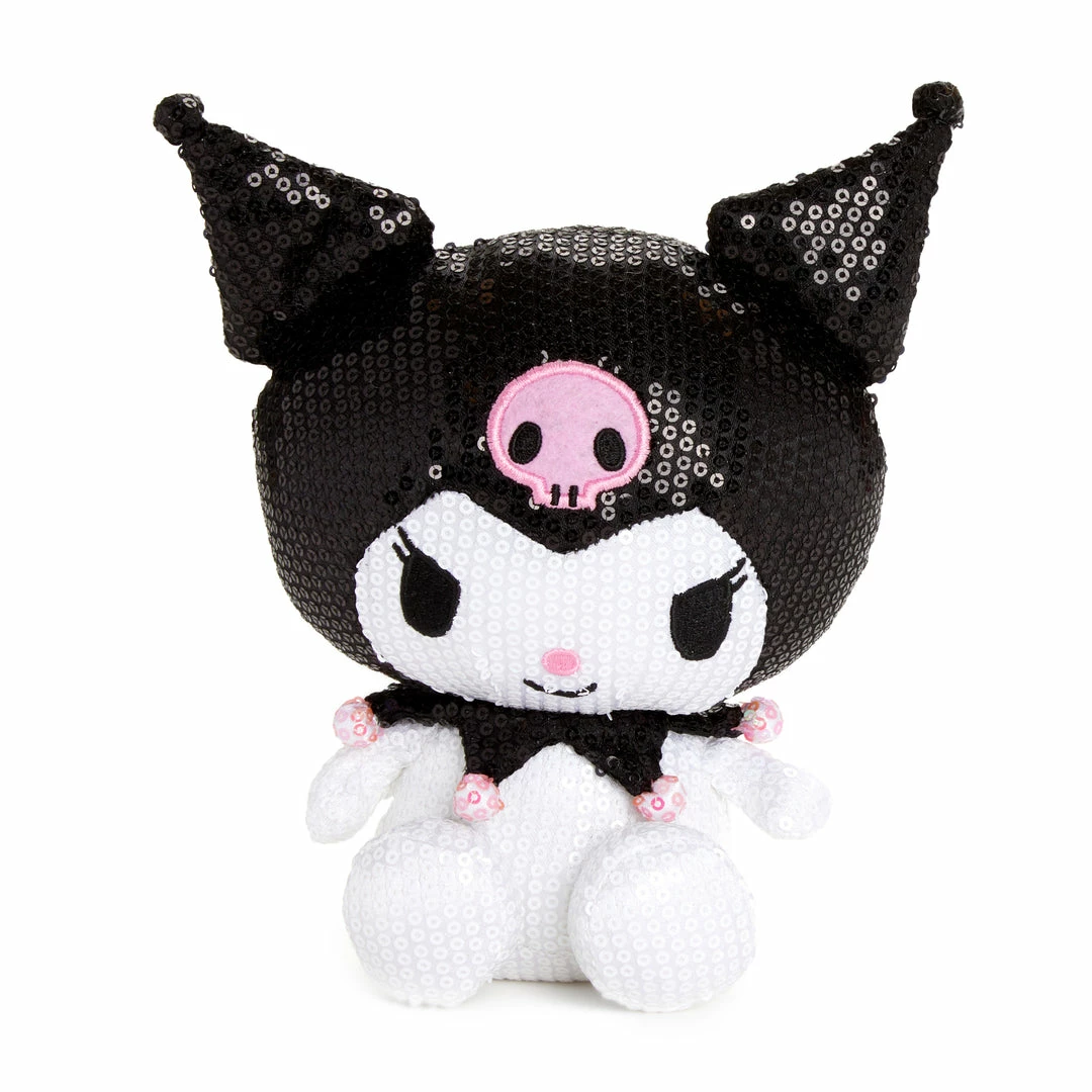 HUNET USA Sequin Classic Kuromi Plush Characters 3 HUNET USA Sequin Classic Kuromi Plush Characters