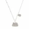 Global License Hello Kitty Silver Embossed Charm Necklace 2 Global License Hello Kitty Silver Embossed Charm Necklace