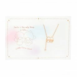 Global License LittleTwinStars Gold Outline Necklace Bags+