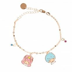 Global License LittleTwinStars Gold Enamel Bracelet Bags+