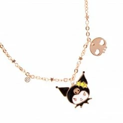 Global License Kuromi Gold Enamel Charm Bracelet 8 Global License Kuromi Gold Enamel Charm Bracelet
