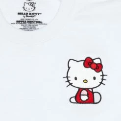 RIPPLE JUNCTION Characters Hello Kitty Sanrio Original Embroidered Crewneck