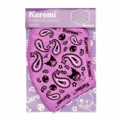 HUNET USA Kuromi Paisley Face Mask Characters