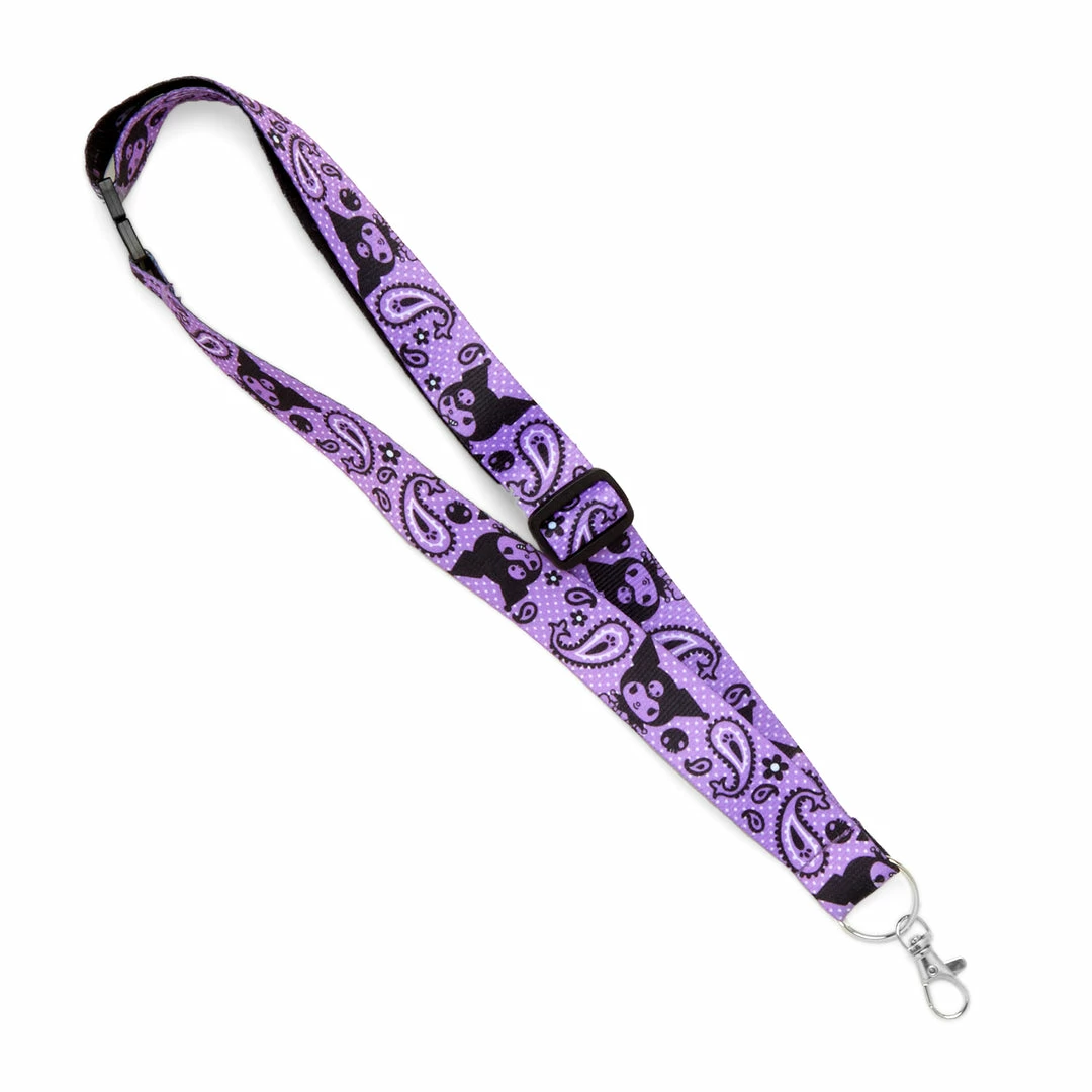 HUNET USA Kuromi Paisley Lanyard Bags+ 3 HUNET USA Kuromi Paisley Lanyard Bags+