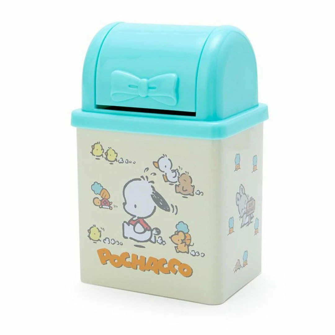 Japan Original Pochacco Mini Trash Bin New 4 Japan Original Pochacco Mini Trash Bin New