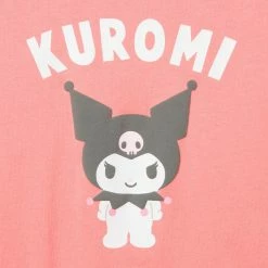 GLOBAL LIC Kuromi Graphic Print Jersey Shirt Pink