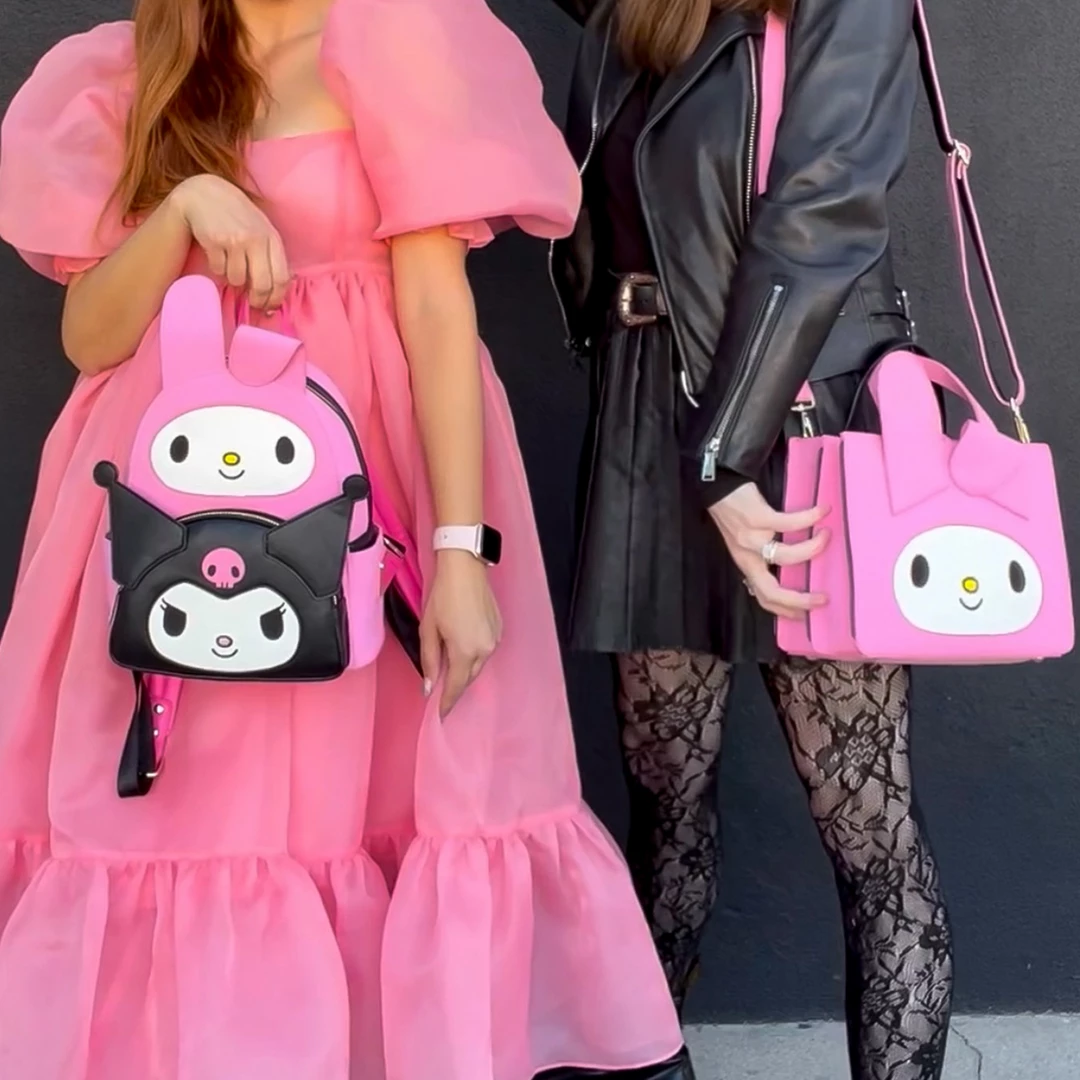 My Melody & Kuromi Loungefly Crossbody Bag Bags+ 6 My Melody & Kuromi Loungefly Crossbody Bag Bags+