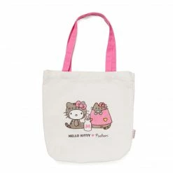 Blueprint Collections Hello Kitty X Pusheen Canvas Tote Bag Bags+