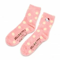 NAKAJIMA CORPORATION Hello Kitty Fuzzy Polka-dot Socks 7 NAKAJIMA CORPORATION Hello Kitty Fuzzy Polka-dot Socks