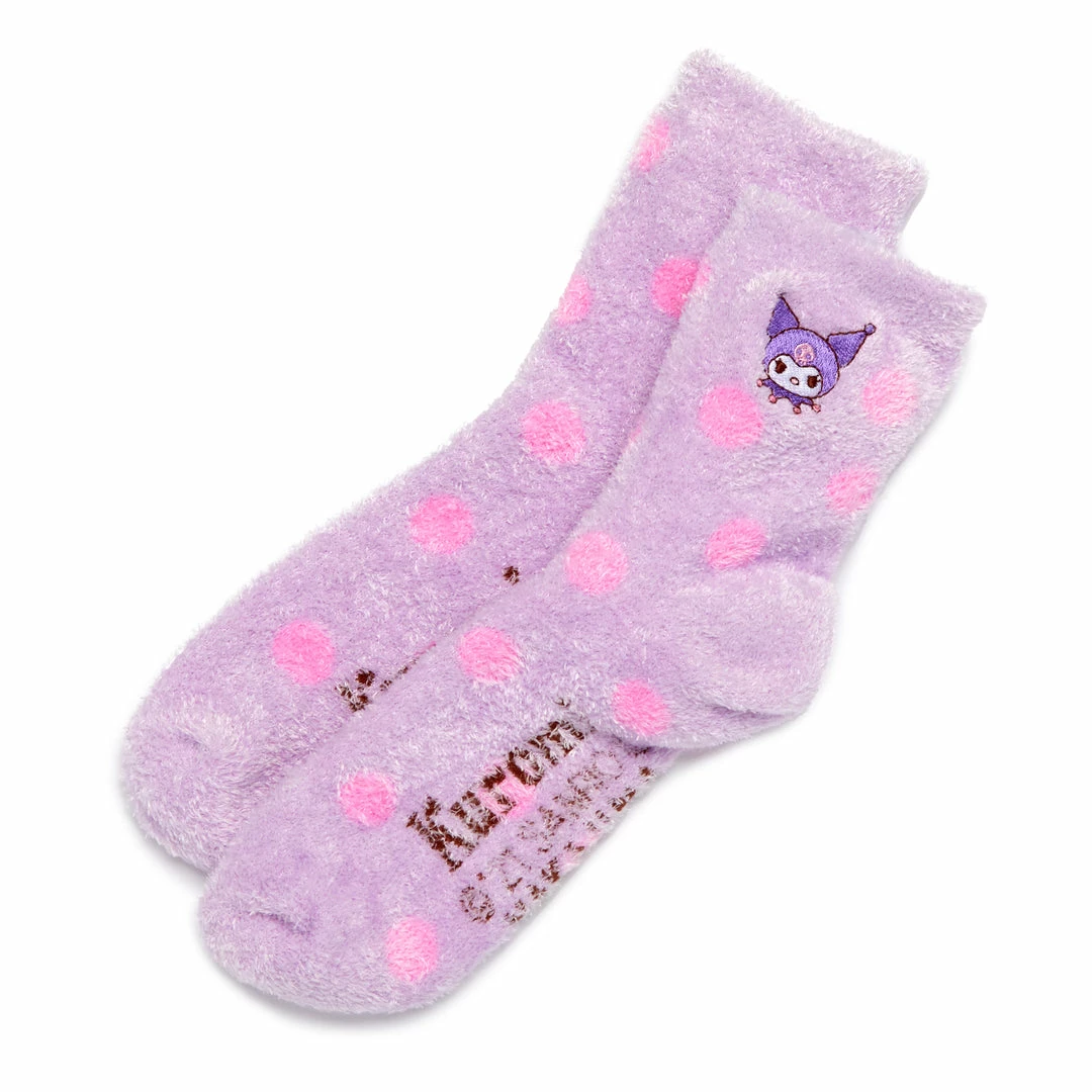 NAKAJIMA CORPORATION Kuromi Fuzzy Polka-dot Socks 3 NAKAJIMA CORPORATION Kuromi Fuzzy Polka-dot Socks