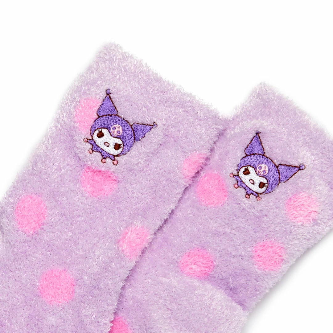 NAKAJIMA CORPORATION Kuromi Fuzzy Polka-dot Socks 4 NAKAJIMA CORPORATION Kuromi Fuzzy Polka-dot Socks
