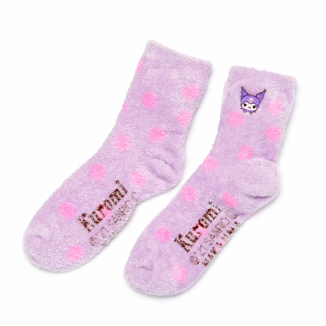 NAKAJIMA CORPORATION Kuromi Fuzzy Polka-dot Socks 5 NAKAJIMA CORPORATION Kuromi Fuzzy Polka-dot Socks