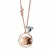 2Sweet X Hello Kitty Cutie Silver Rose Gold Necklace Characters
