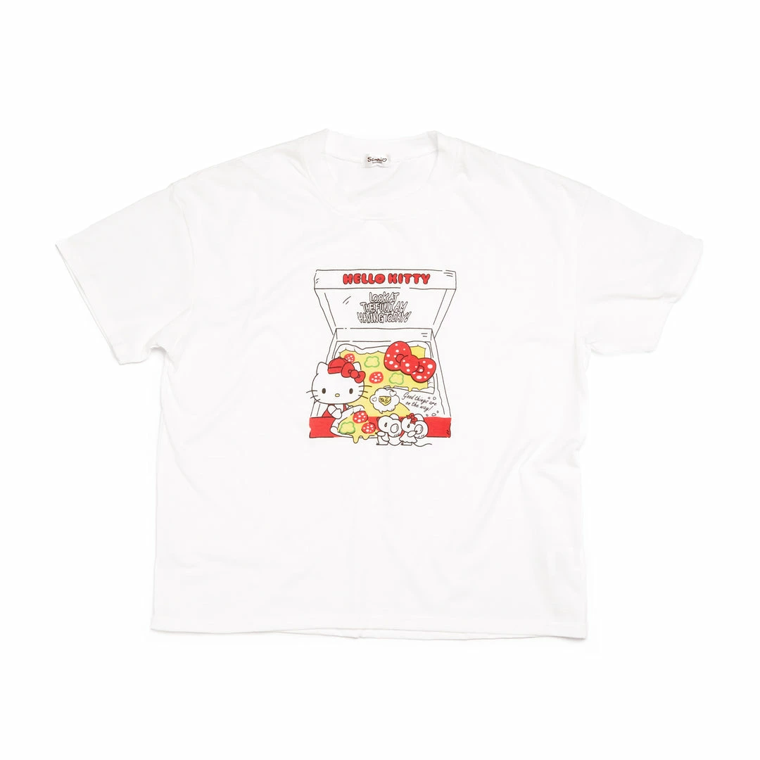 Japan Original Hello Kitty Pizza Delivery Tee 3 Japan Original Hello Kitty Pizza Delivery Tee