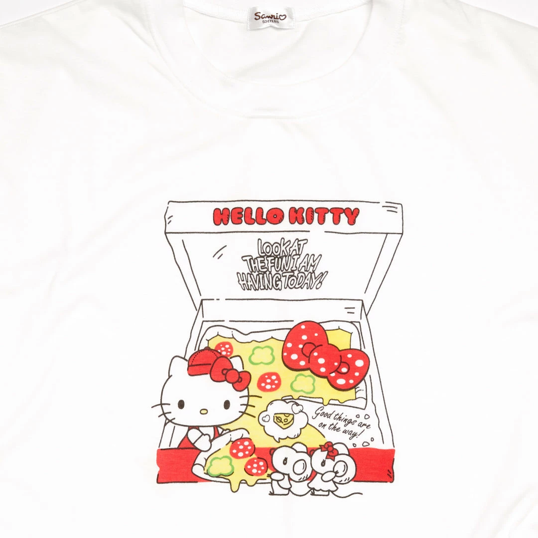 Japan Original Hello Kitty Pizza Delivery Tee 4 Japan Original Hello Kitty Pizza Delivery Tee
