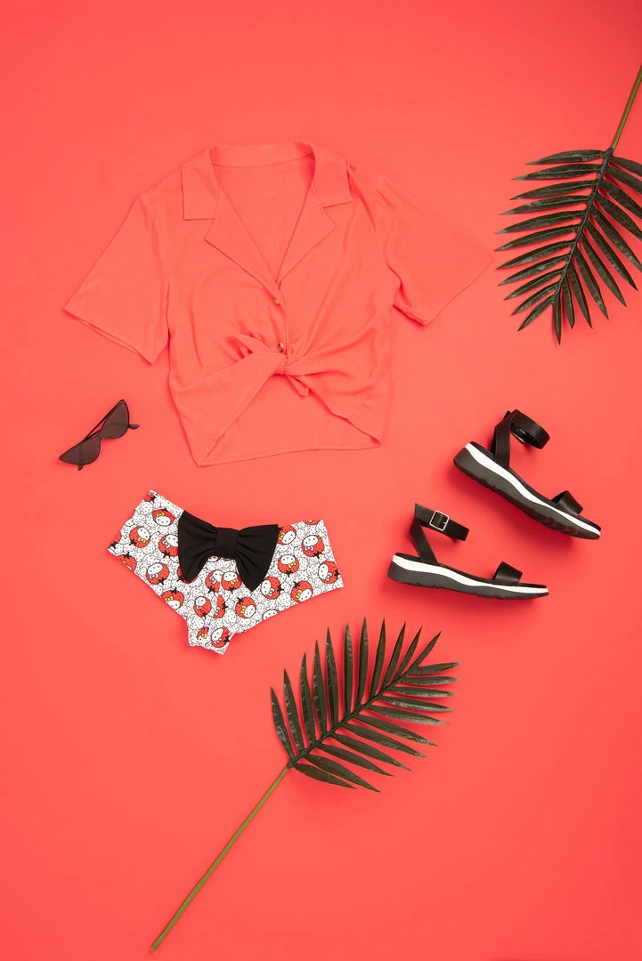 Characters Lolli Swim X Hello Kitty Classic Bottom: Black 3 Characters Lolli Swim X Hello Kitty Classic Bottom: Black