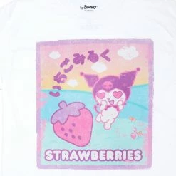 Printful Kuromi Strawberry Milk Tee