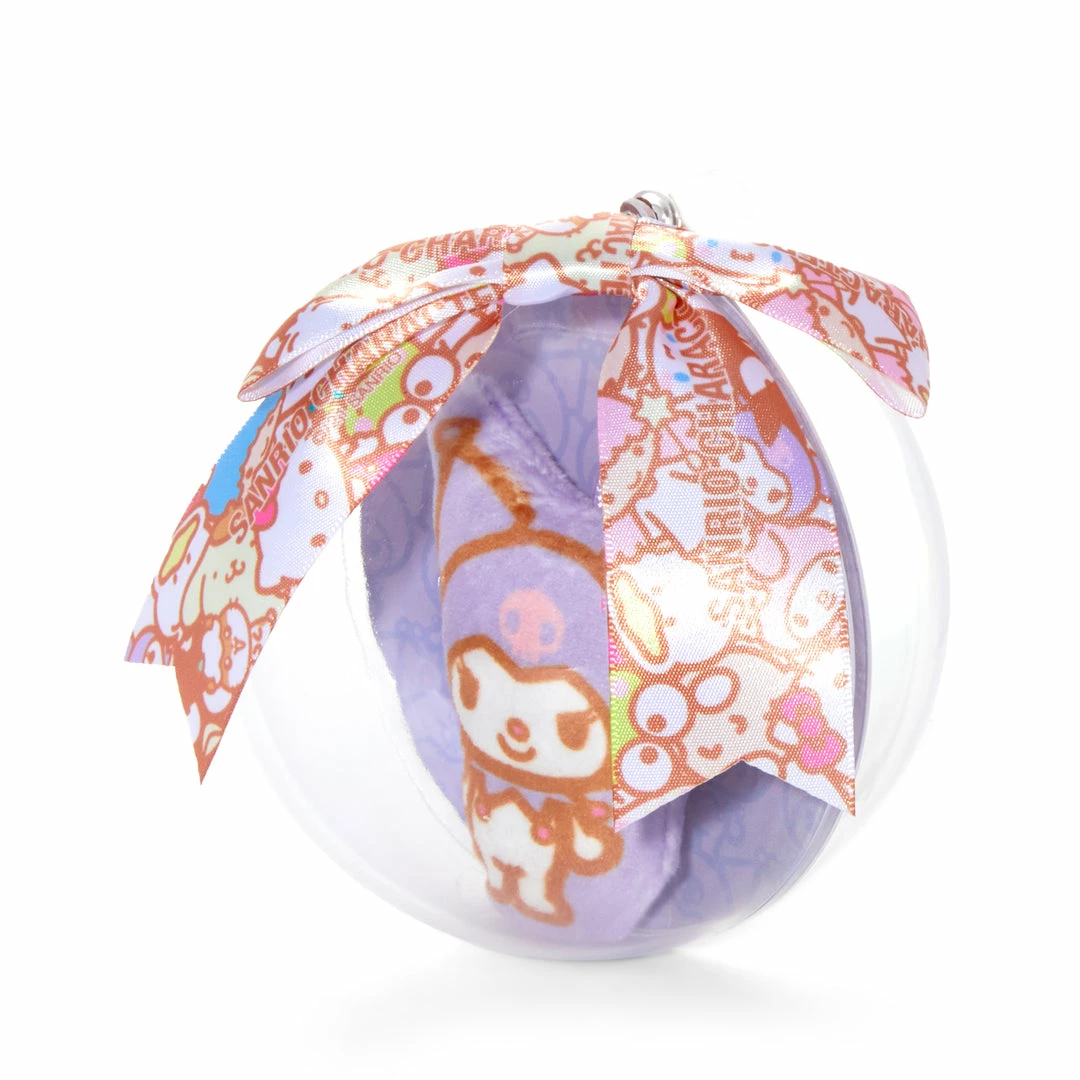 Global Original Kuromi Globe Ornament With Removable Plush New 5 Global Original Kuromi Globe Ornament With Removable Plush New