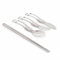 Global Original My Melody Stainless Steel Cutlery Set (Camping Series) New 9 Global Original My Melody Stainless Steel Cutlery Set (Camping Series) New