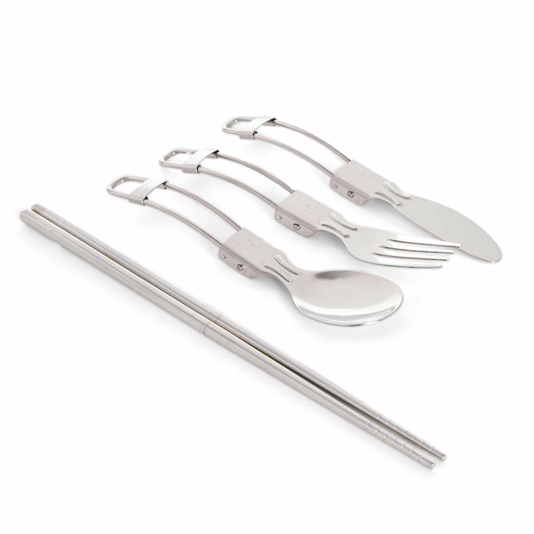 Global Original My Melody Stainless Steel Cutlery Set (Camping Series) New 5 Global Original My Melody Stainless Steel Cutlery Set (Camping Series) New