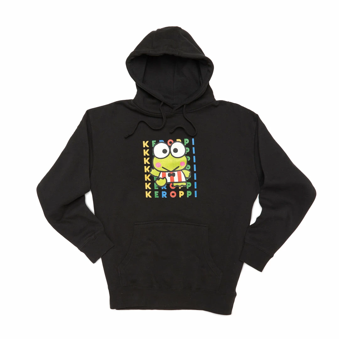 Printful Characters Keroppi Watashi Wa Unisex Hoodie 3 Printful Characters Keroppi Watashi Wa Unisex Hoodie