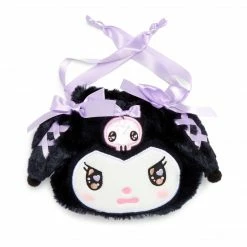Japan Original New Kuromi Lavender Bow Drawstring Bag (Romiare Series)
